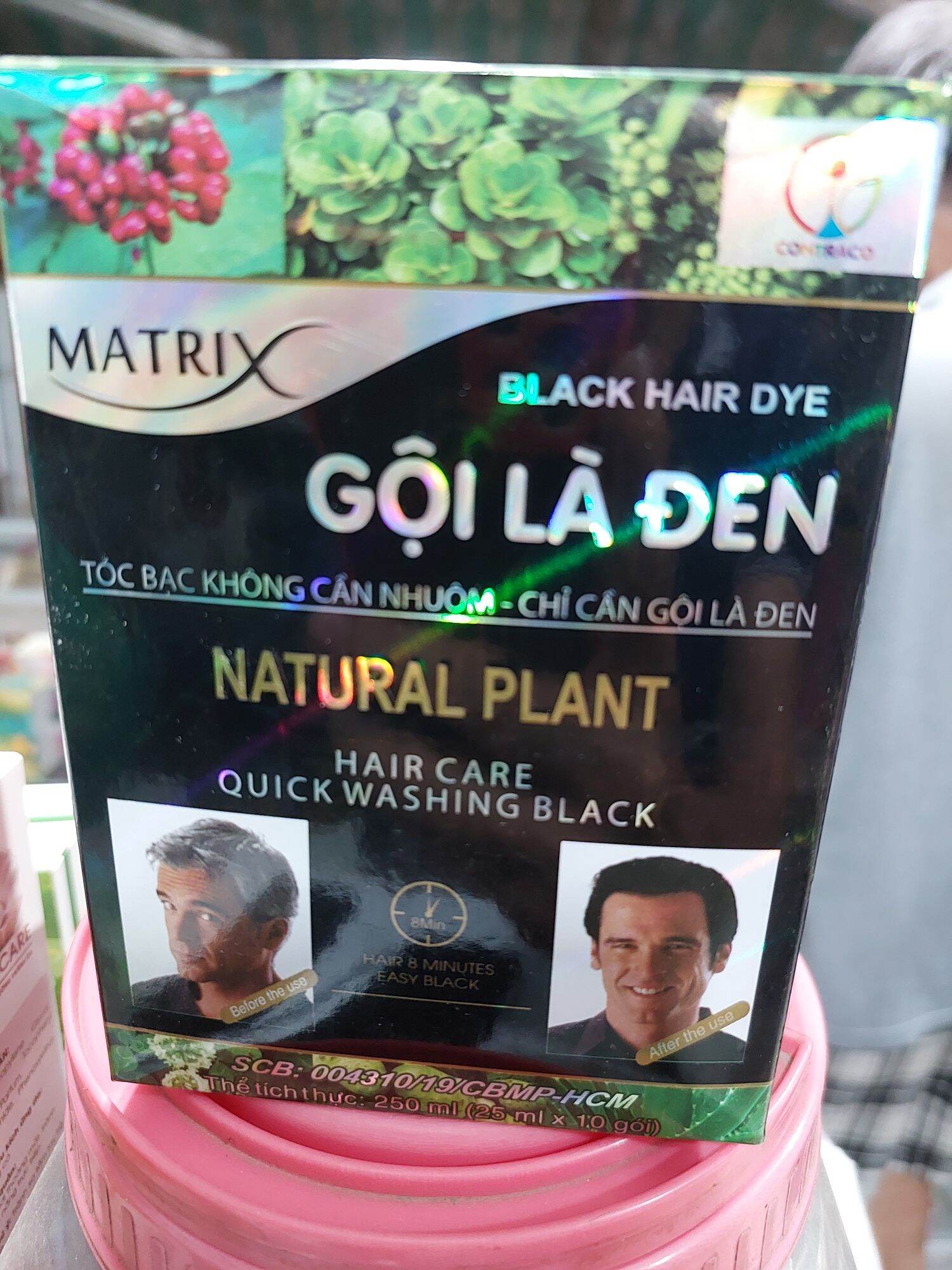 Gội là đen matrix