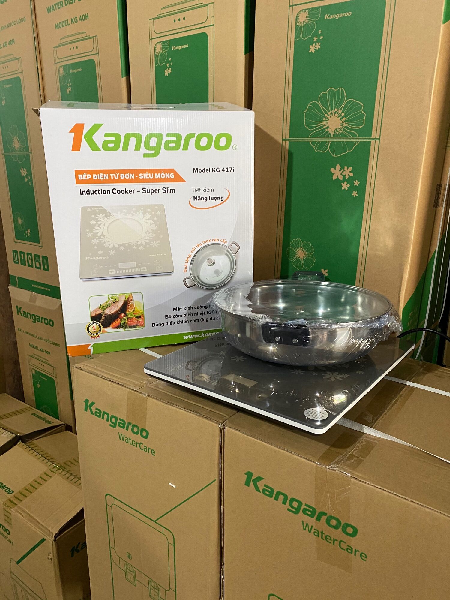 Bếp điện từ đơn siêu mỏng Kangaroo KG417i