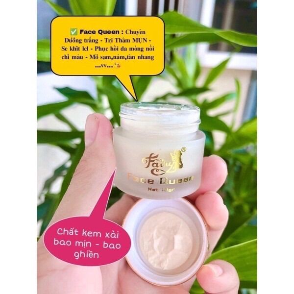 Kem Dữơng Trắng Sáng Da Face Queen Mini