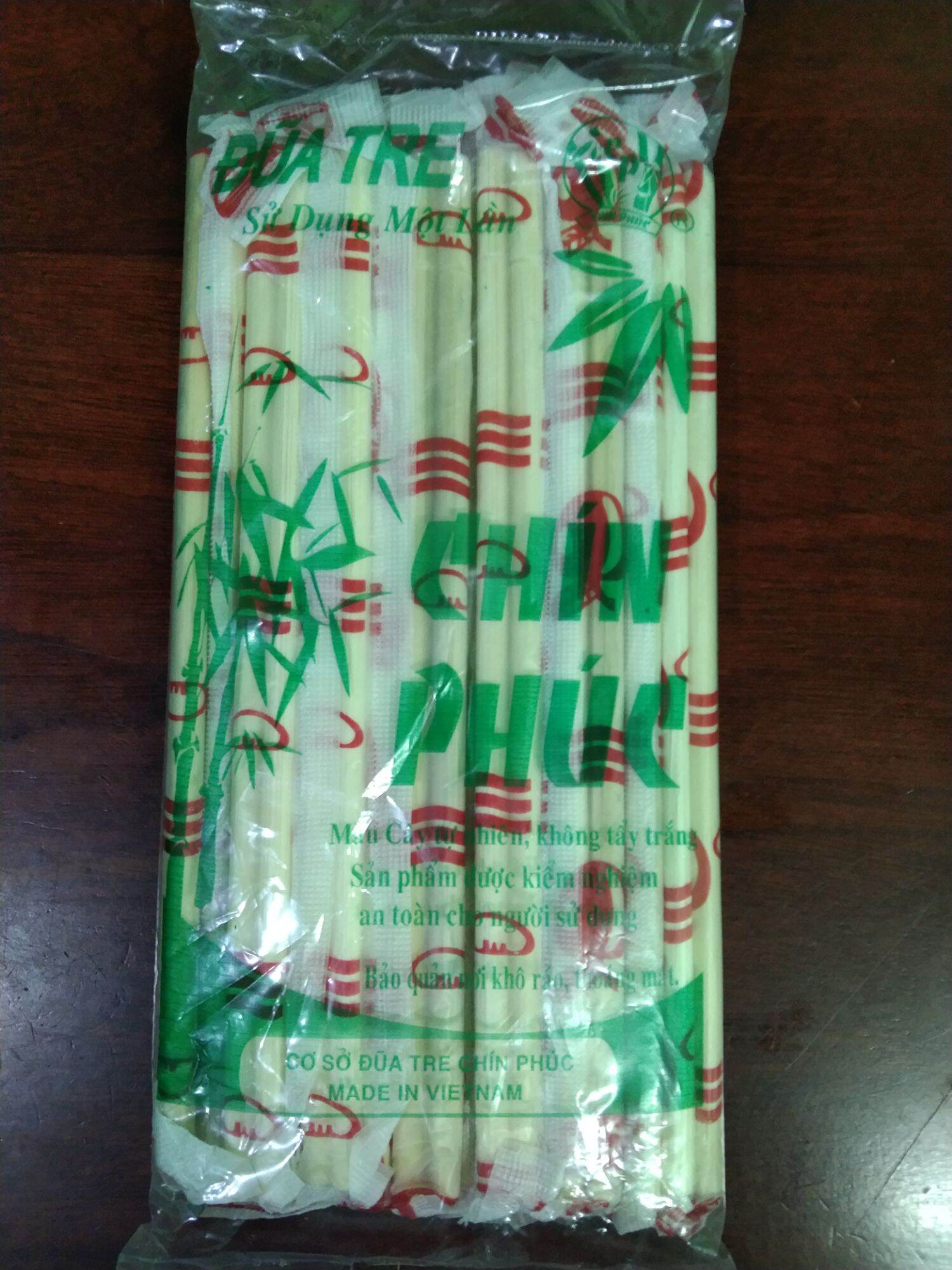 Combo 100 đôi đũa tre dùng 1 lần