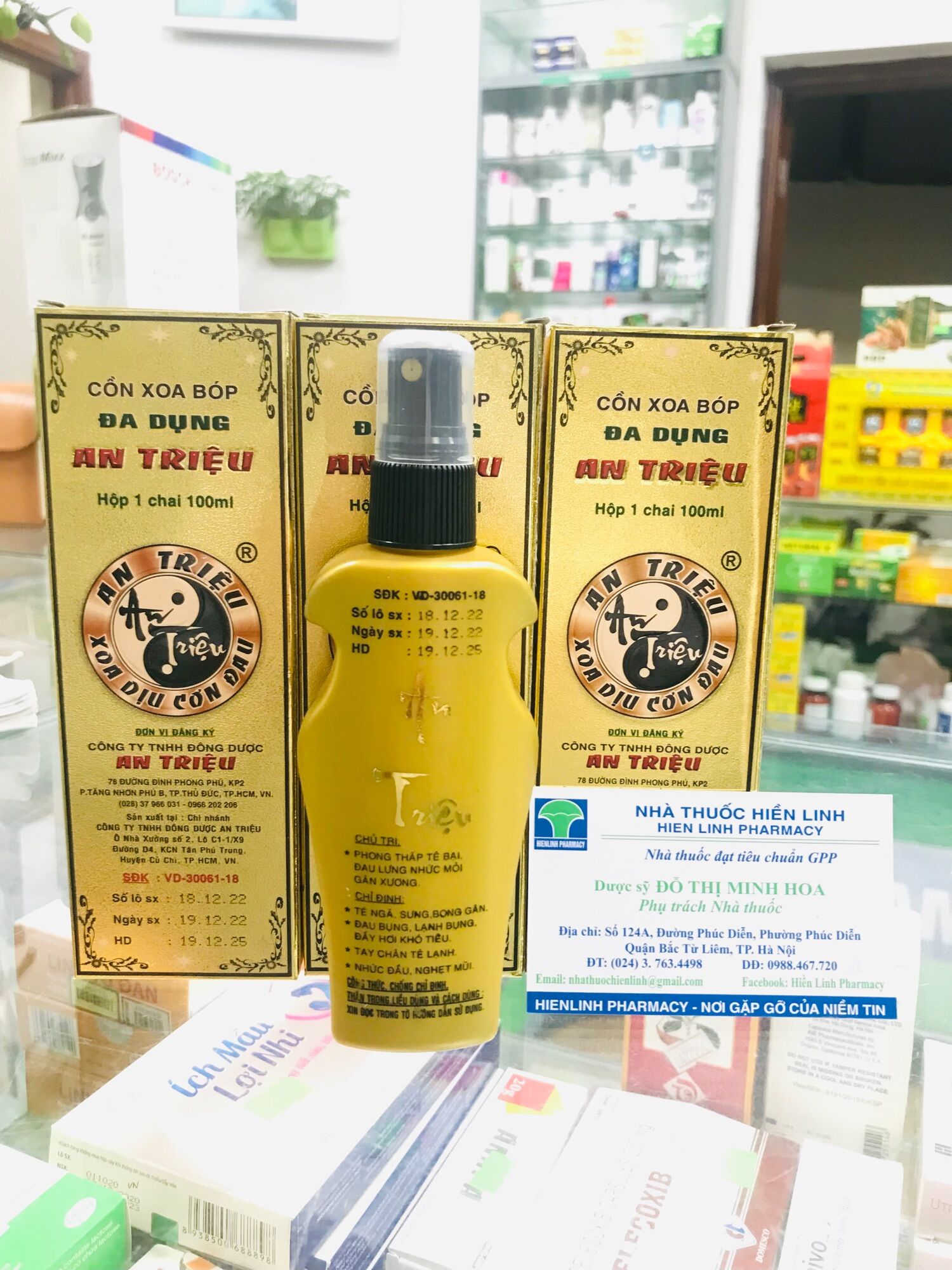 Cồn xoa bóp An Triệu 100ml