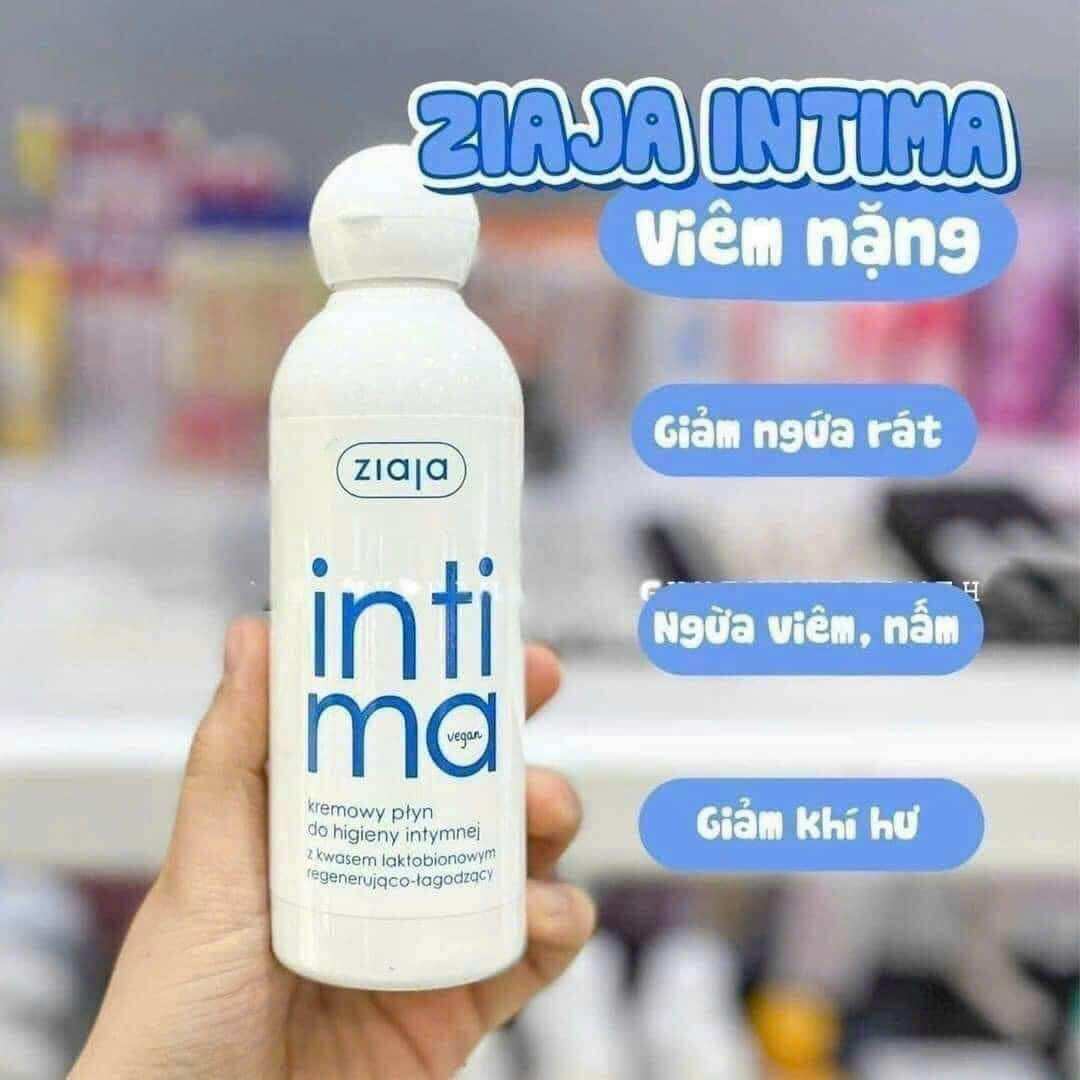 Dung dịch vệ sinh Intima màu hồng