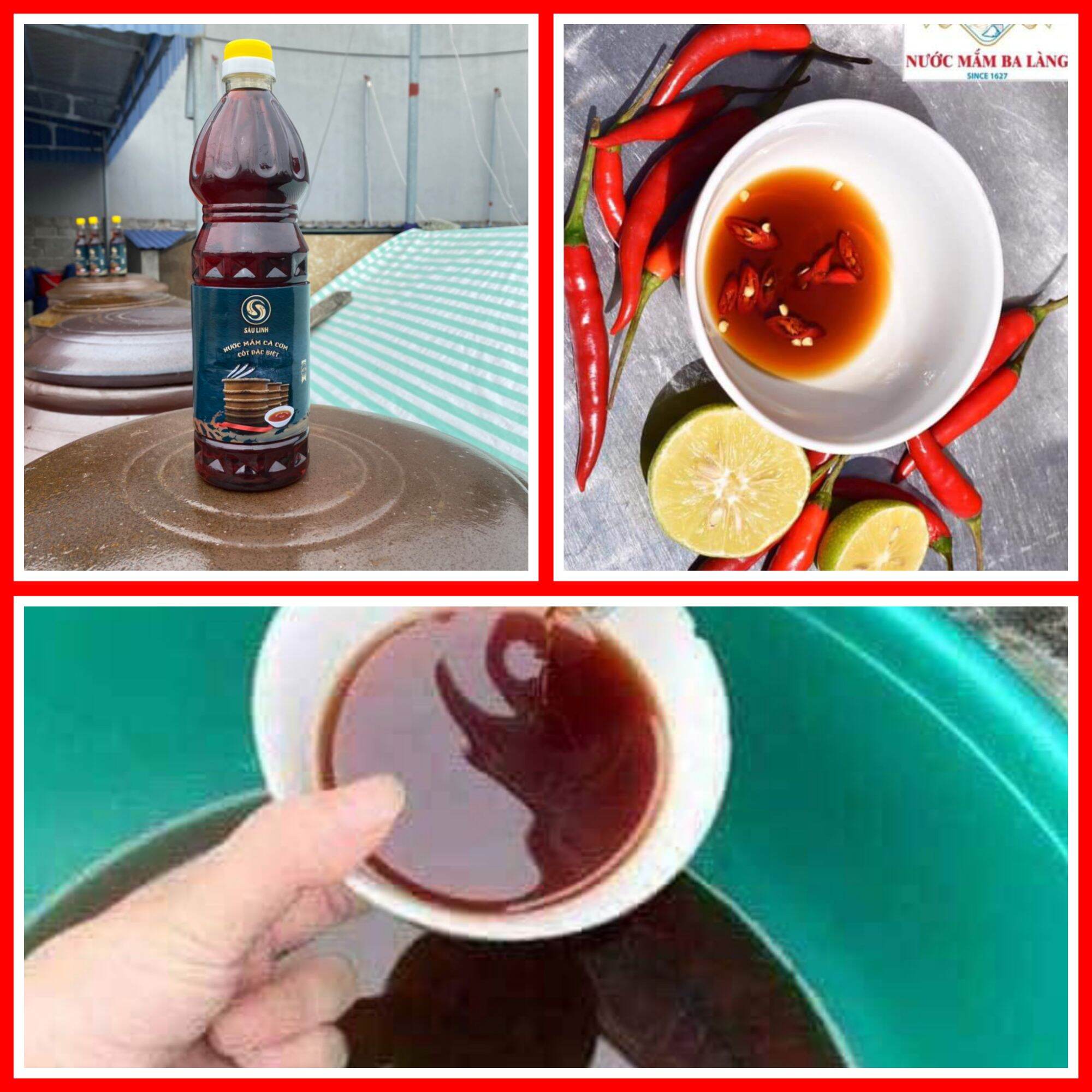NƯỚC MẮM CỐT TRUYỀN THỐNG BA LÀNG THANH HÓA  1 LÍT