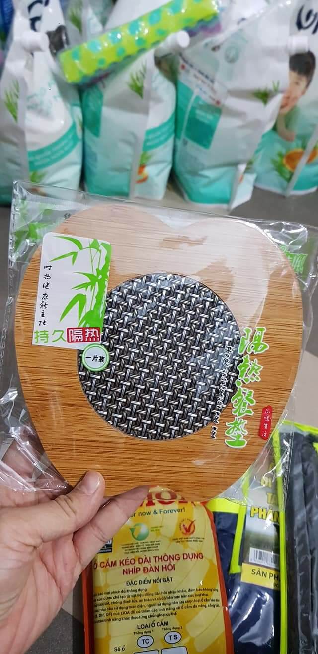 lót nồi băng tre ,dùng siêu thích