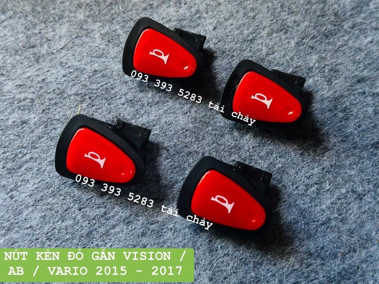 [ 1 NÚT ] NÚT KÈN ĐỎ GẮN VISION / AB / VARIO 2015 - 2017