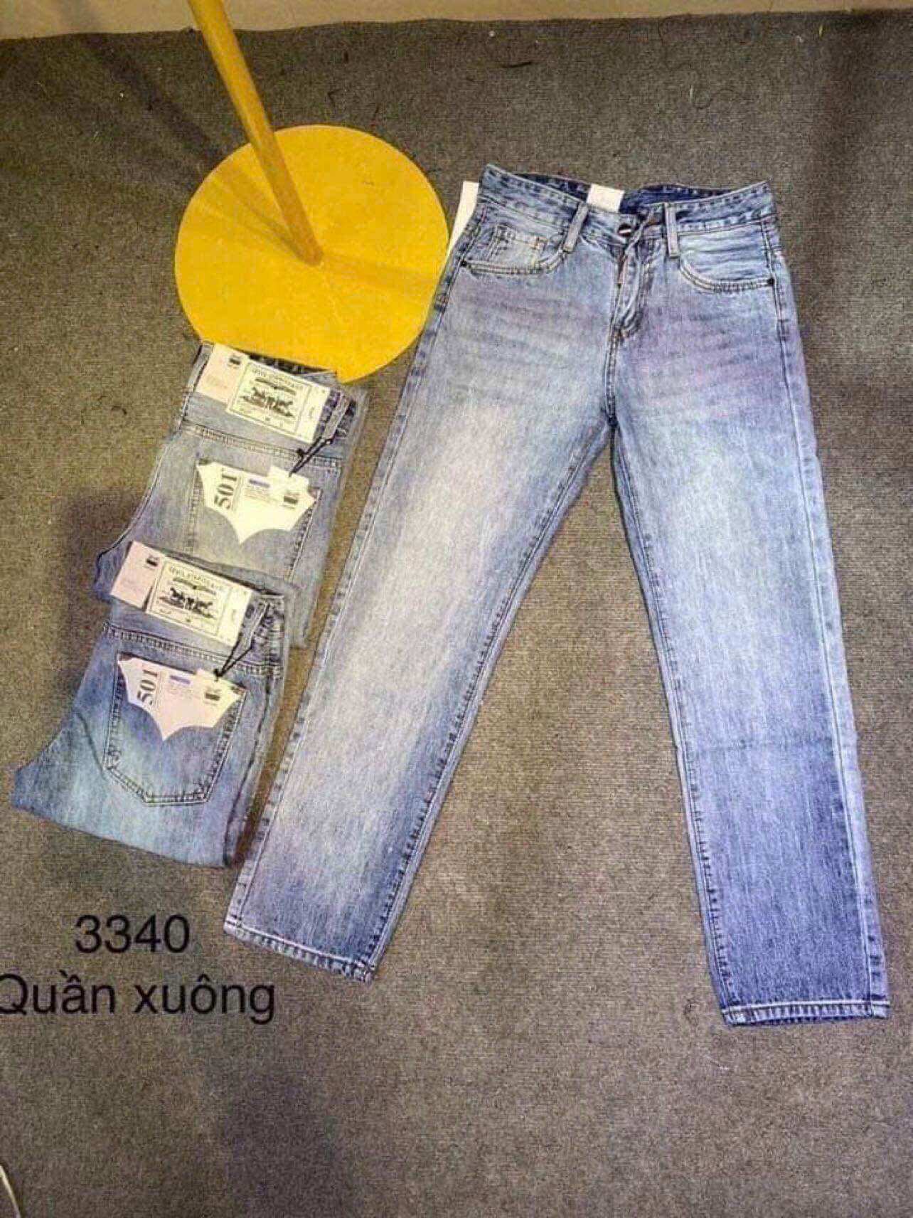 Quần xuông Jean Nam chất bò cao cấp