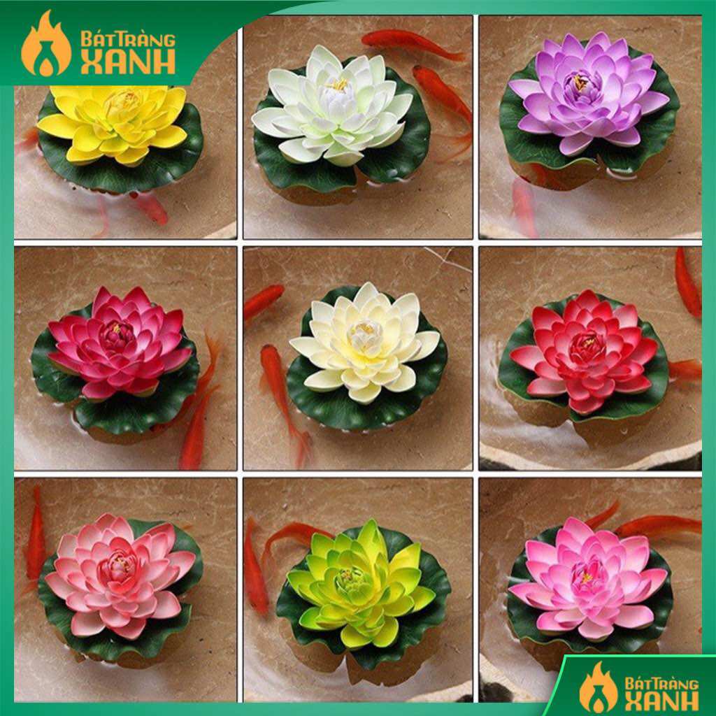 Sỉ/Lẻ Hoa sen xốp thả bát nước sen, thả hồ trang trí tiểu cảnh, thả bát minh đường tụ thủy, thả hồ, thả bể cá, thả bát thả hoa