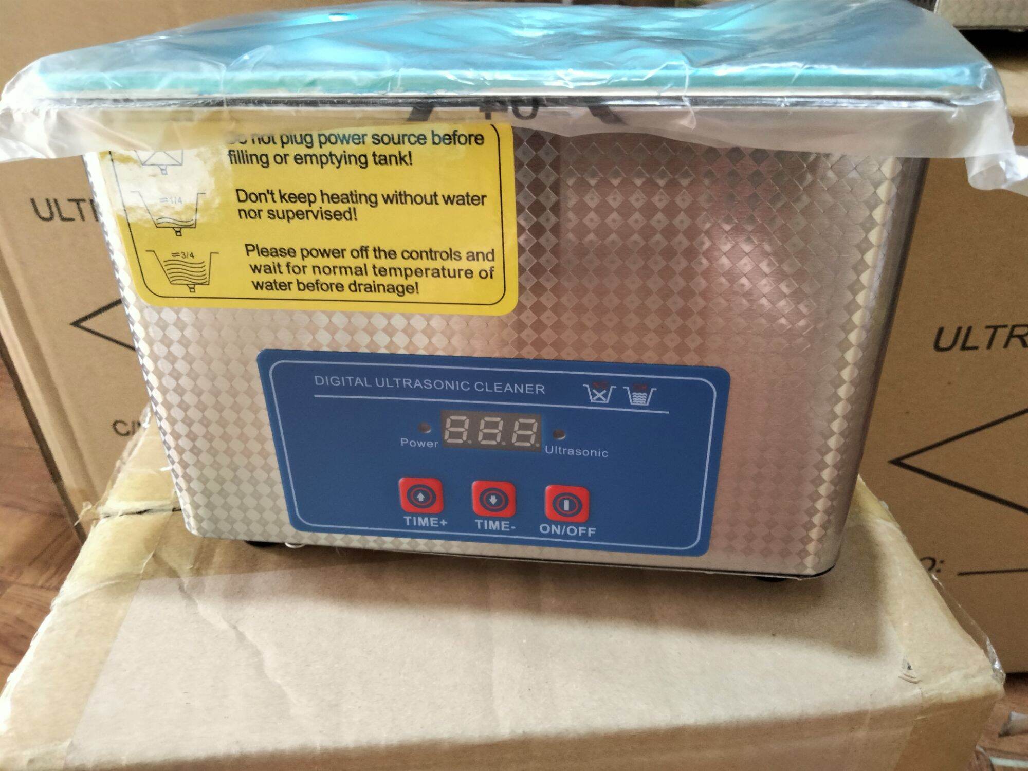Máy rửa sóng siêu âm, bể tẩy bằng sóng dung tích 0.8lit
