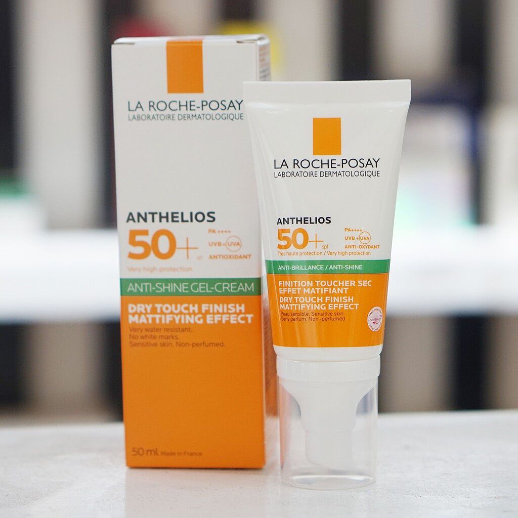 Kem Chống Nắng LaRoche Posay Anthelios Anti-Shine Gel-Cream Dry Touch Finish Mattifying Effect SPF50+