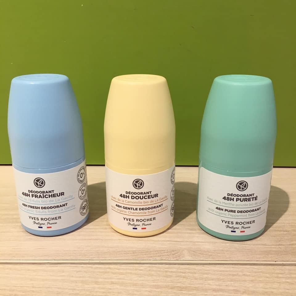 Lăn khử mùi 48H Yves Rocher (hương nhẹ nhàng)