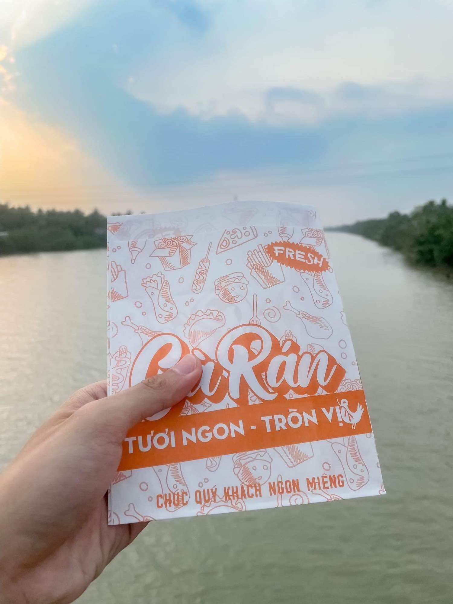 Túi gà rán- khoai tây chiên