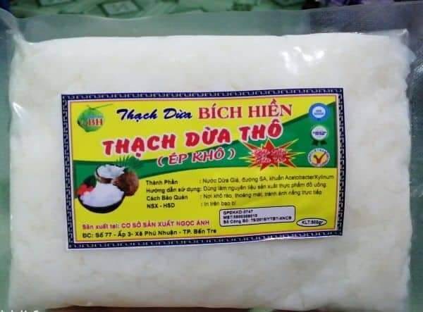 sỉ 5 ký THẠCH DỪA THÔ và 30k hương dừa