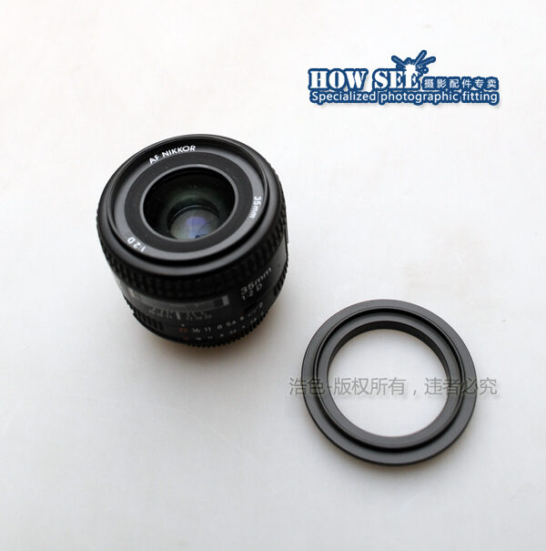 Áp Dụng Cho NIKON-52mm Bộ Chuyển Đổi Nikon AI-52mm Macro Vòng Lens Chống Vòng Đảo Ngược Vòng thumbnail