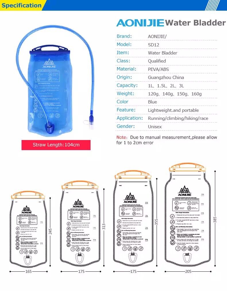 Vest nước chạy bộ AONIJIE SD51