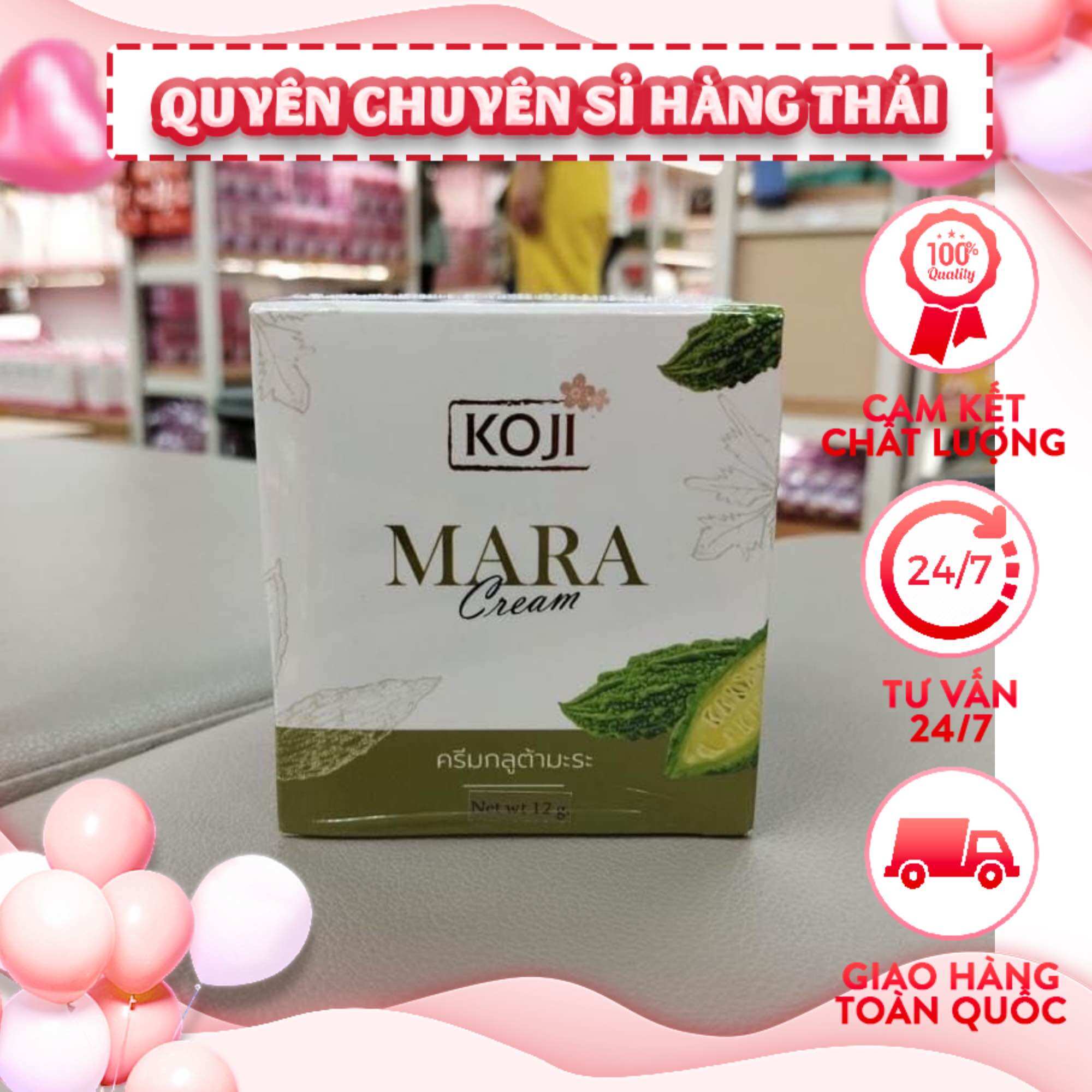 Kem trắng da khổ qua Koji Mara thái lan