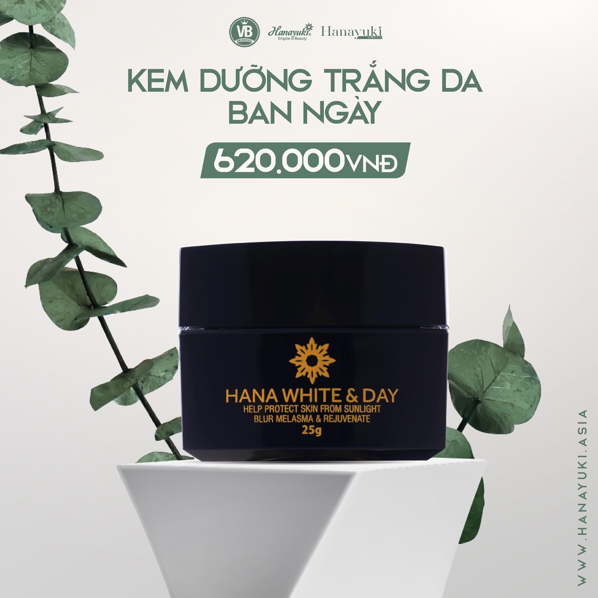 Kem Dưỡng Ngày Hanayuki - Hana White Day