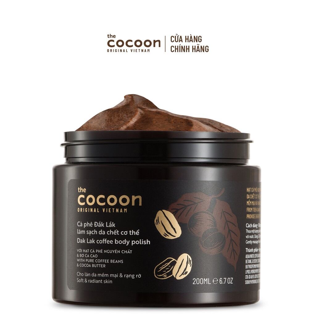 SPECIAL COMBO Tẩy da chết cà phê Đắk Lắk COCOON