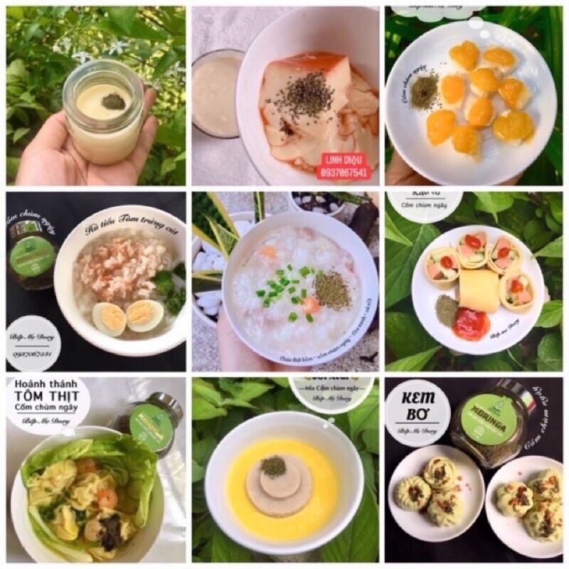 [SẢN PHẨM GIÚP BÉ ĂN NGON - TĂNG ĐỀ KHÁNG - HẾT TÁO BÓN] CỐM CHÙM NGÂY MORINGA 100%