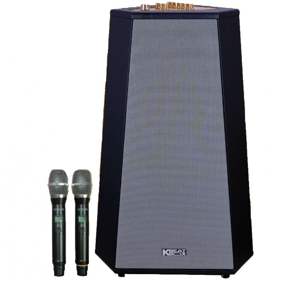 Loa karaoke di động Acnos CS500 (Loa 3 đường tiếng, Sub + 2 loa full 6.5” + 4 loa treble, công suất thật 150W, kèm 2 micro karaoke chuyên nghiệp)