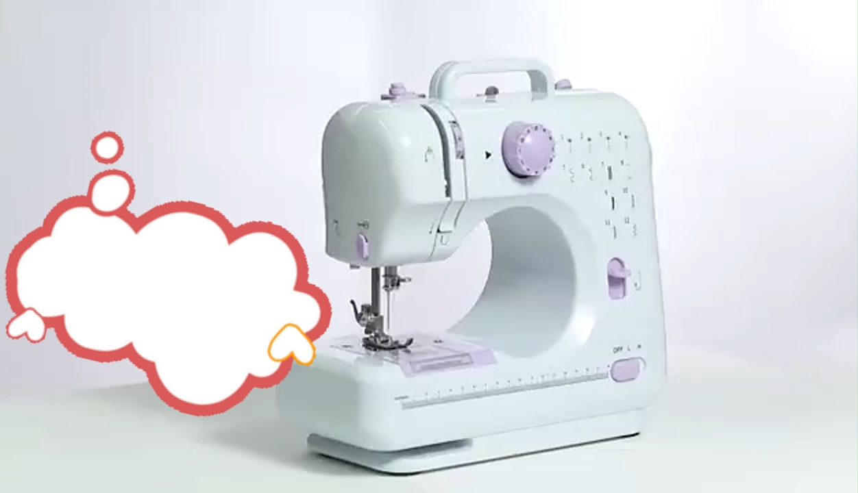 Máy may gia đình mini bằng điện đa năng may thủ công hoàn toàn tự động
