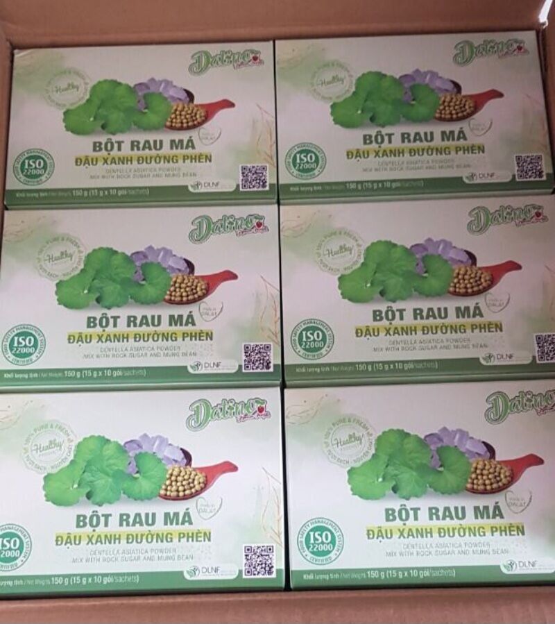BỘT RAU MÁ ĐẬU XANH ĐƯỜNG PHÈN DATINO