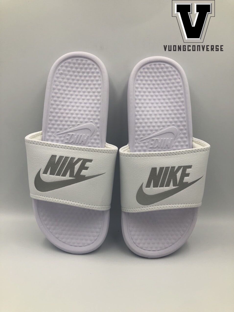 [HCM]DÉP NIKE BENASSI TRẮNG NỮ