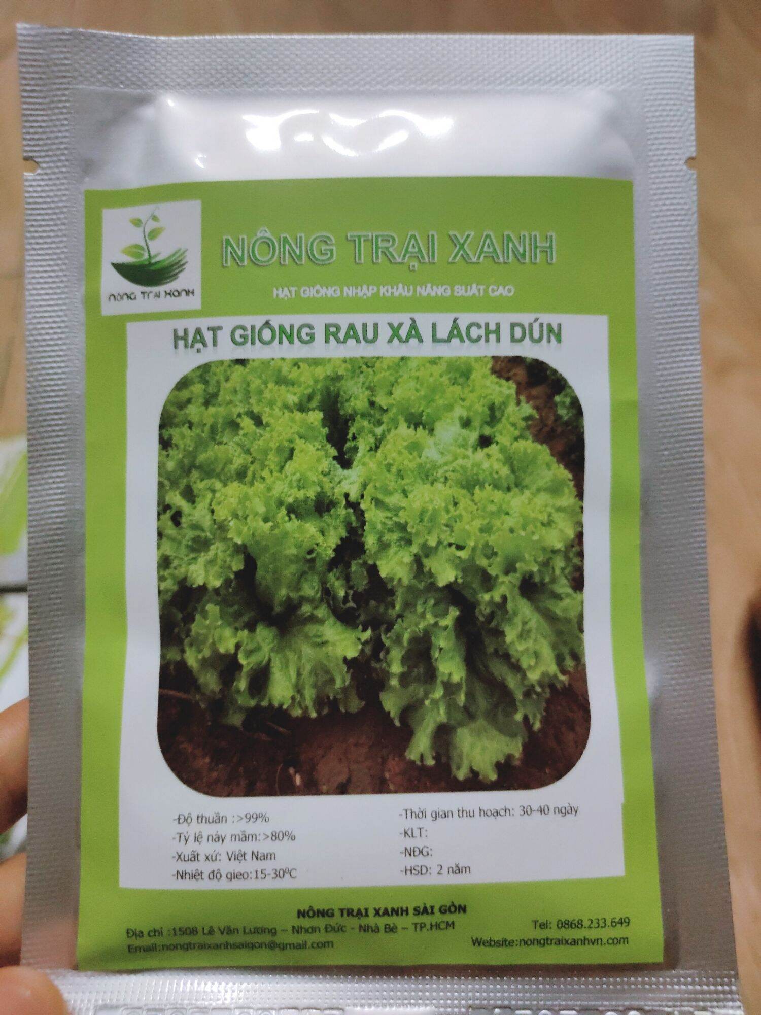 Hạt giống xà lách dún