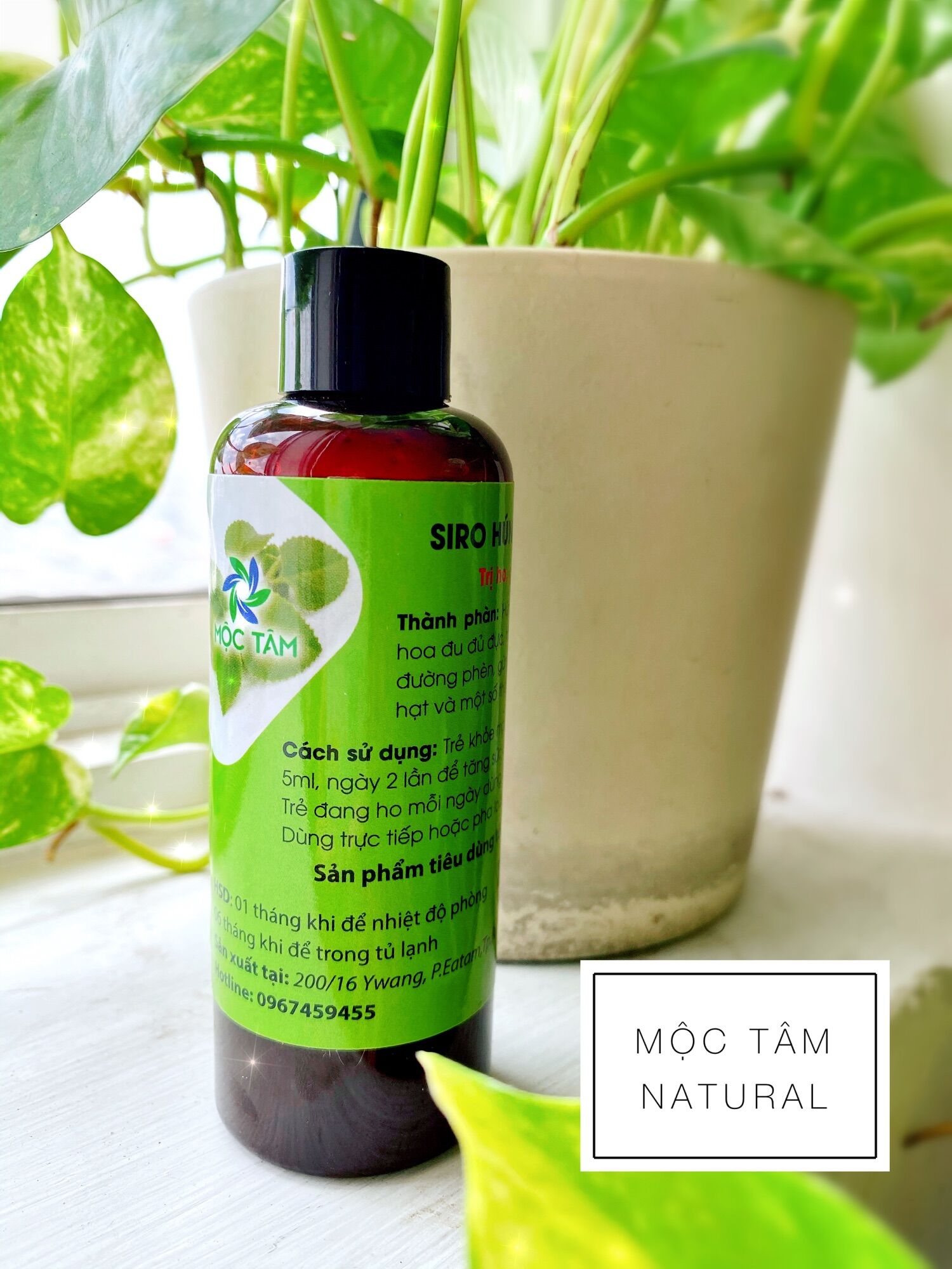 Siro Húng Chanh Cô Đặc Mộc Tâm