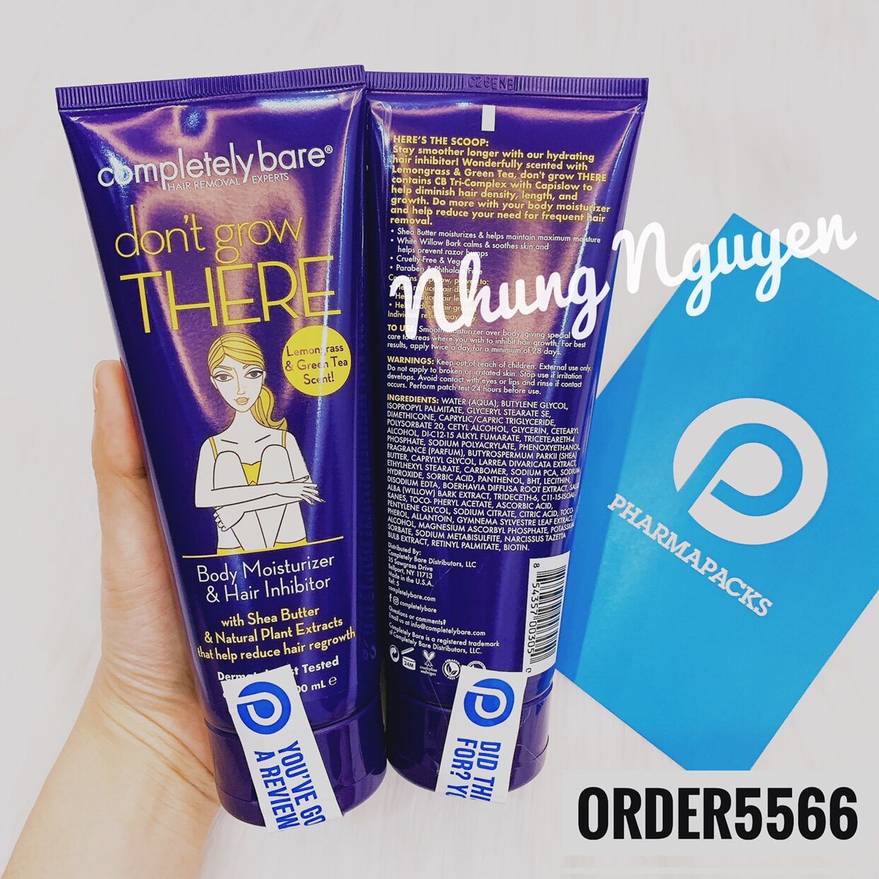 Lotion làm chậm mọc lông Completely Bare