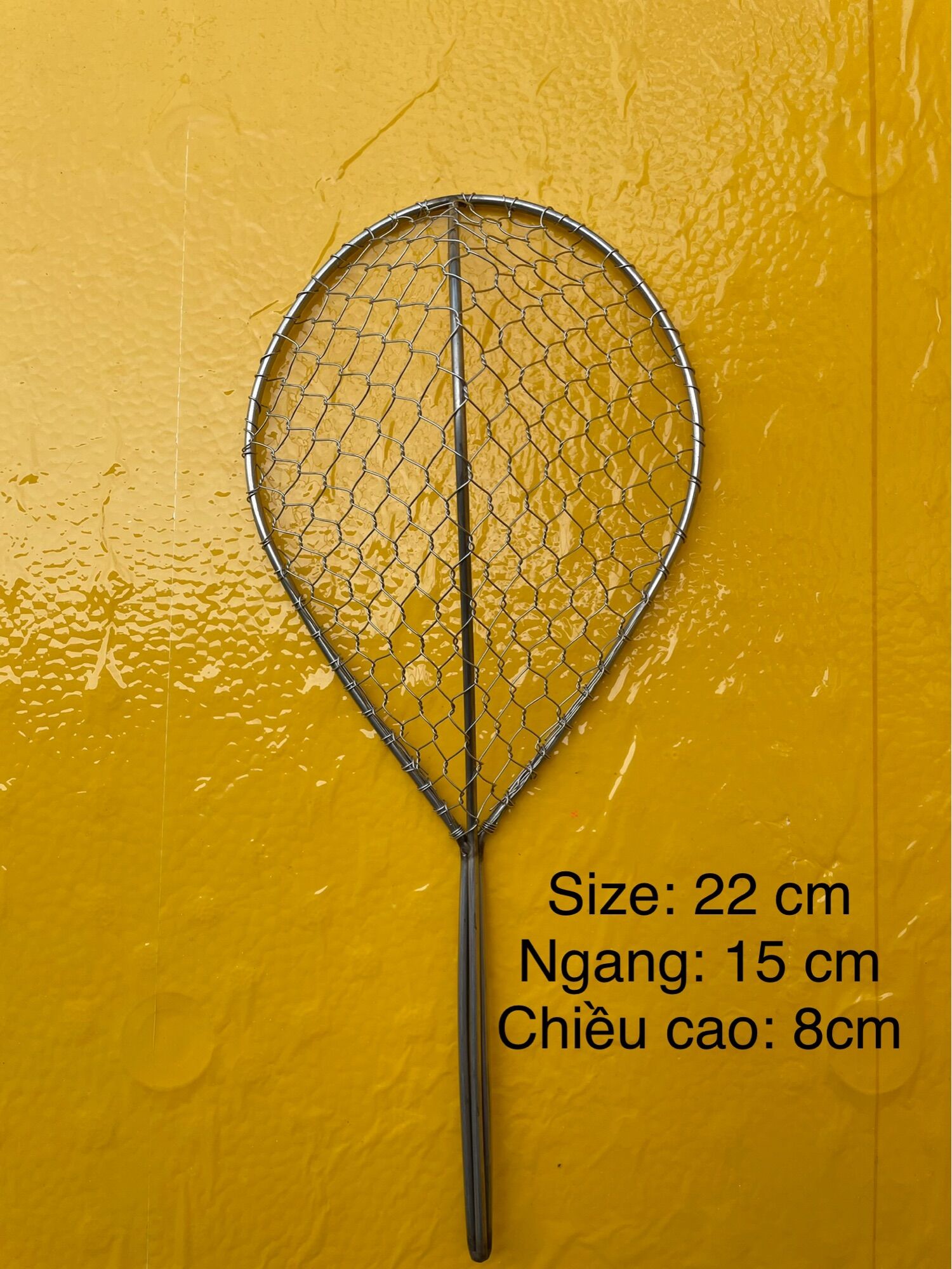 Vợt vớt cá inox 304, dạng muỗng.