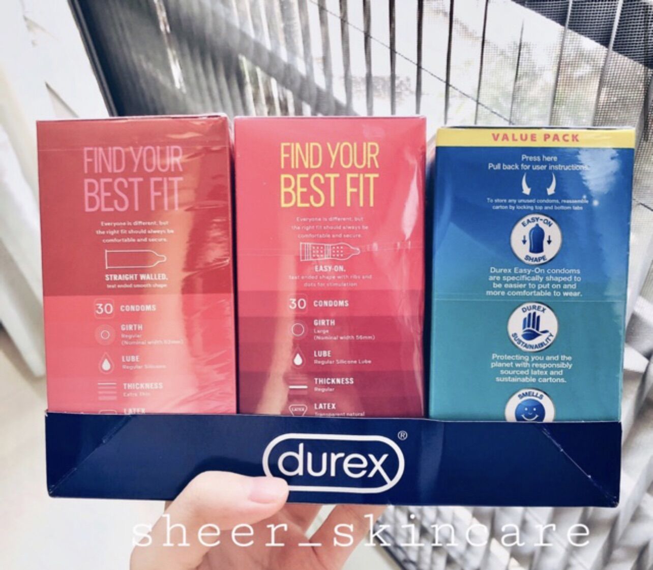 [BILL ÚC] Bao cao su Durex Fetherlite siêu mỏng mẫu mới nhất