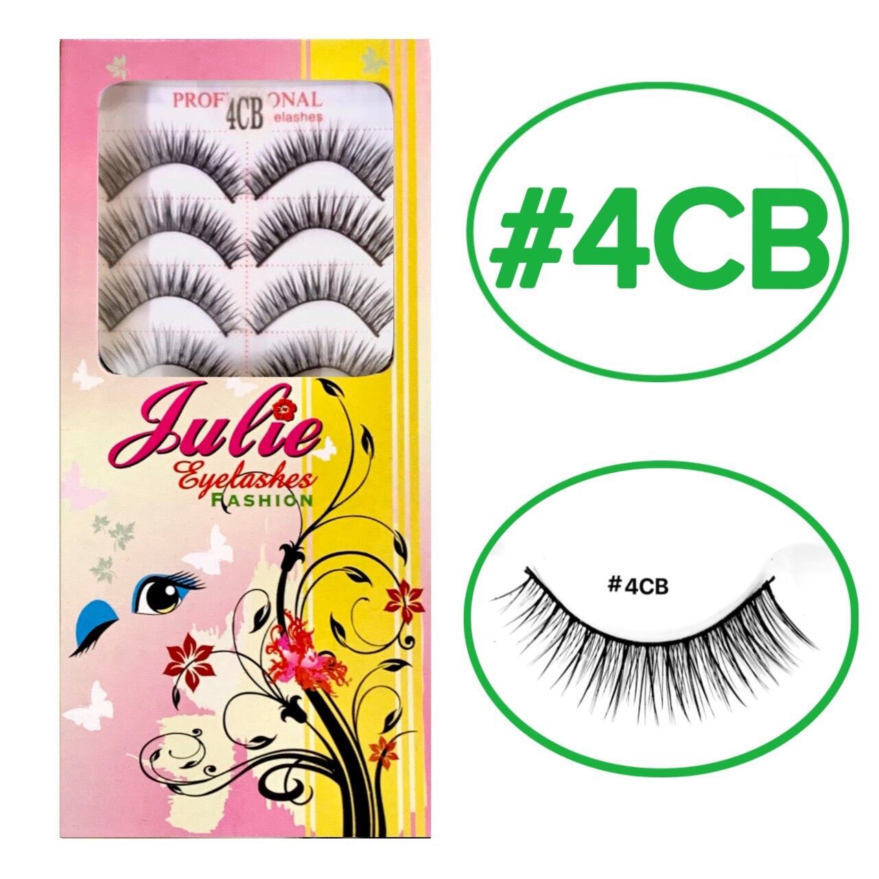 Lông mi giả Julie (hộp 10 cặp), các số còn lại