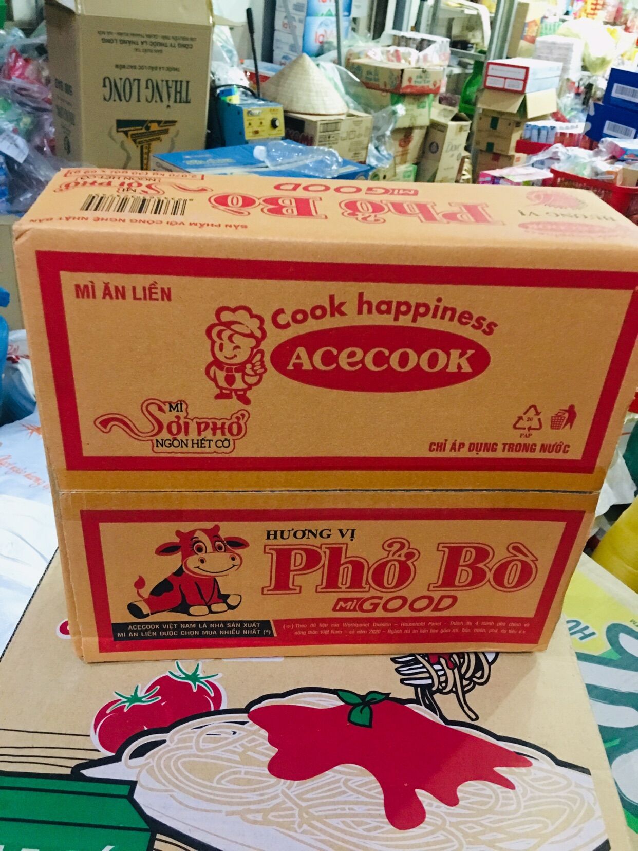 Mì phở bò acecook(30 gói/ thùng)