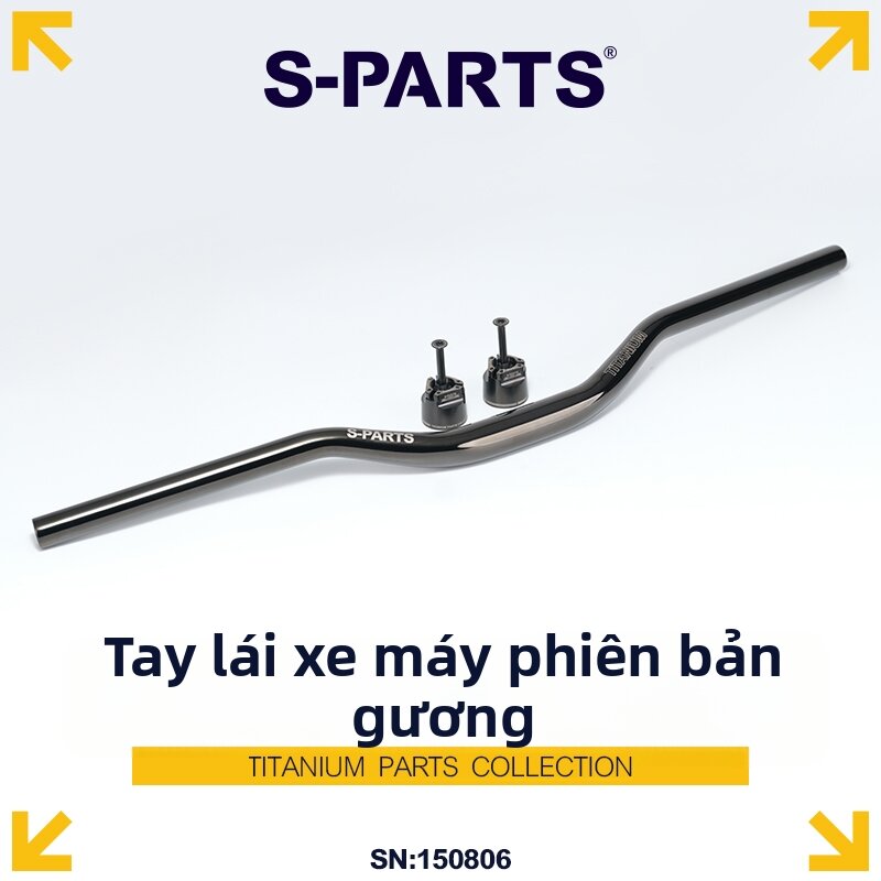 s-parts | Titanium Mirror Motorcycle Handlebar Adapter D28.6-D22.2 L685mm Giá 9,355,000 Đồng*Miễn phí vận chuyển