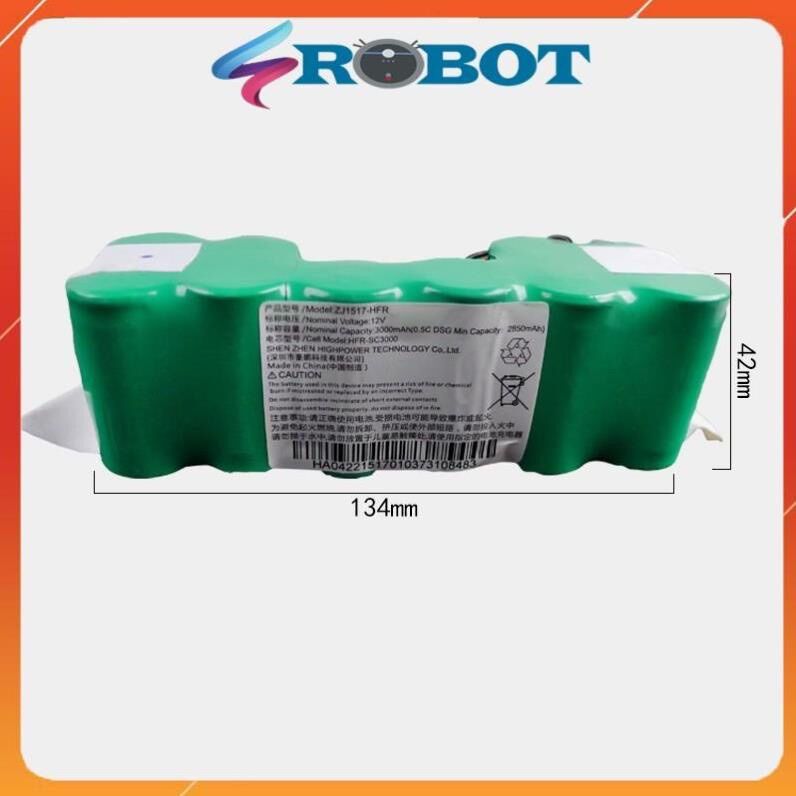Pin robot hút bụi ecovacs deebot dn33, dn320, dn36, dn39, dd35, dd37,dd33, de53,de55 bảo hành 3 tháng