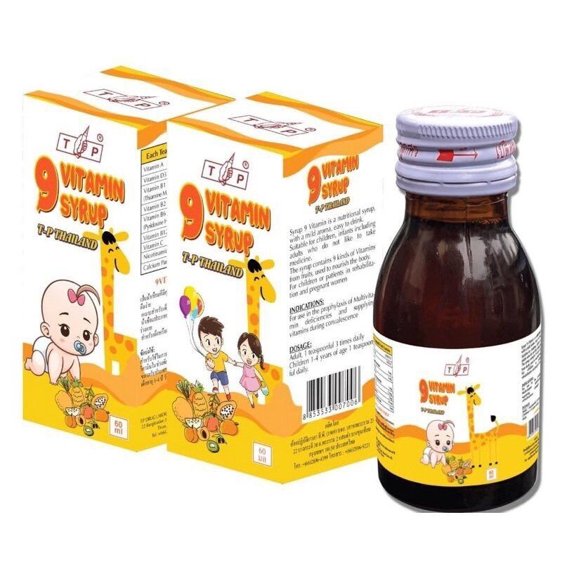 Combo 4 hộp siro 9 chính hãng