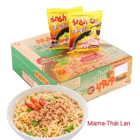 Mì thái lan MaMa vị thịt bằm 60gram/gói