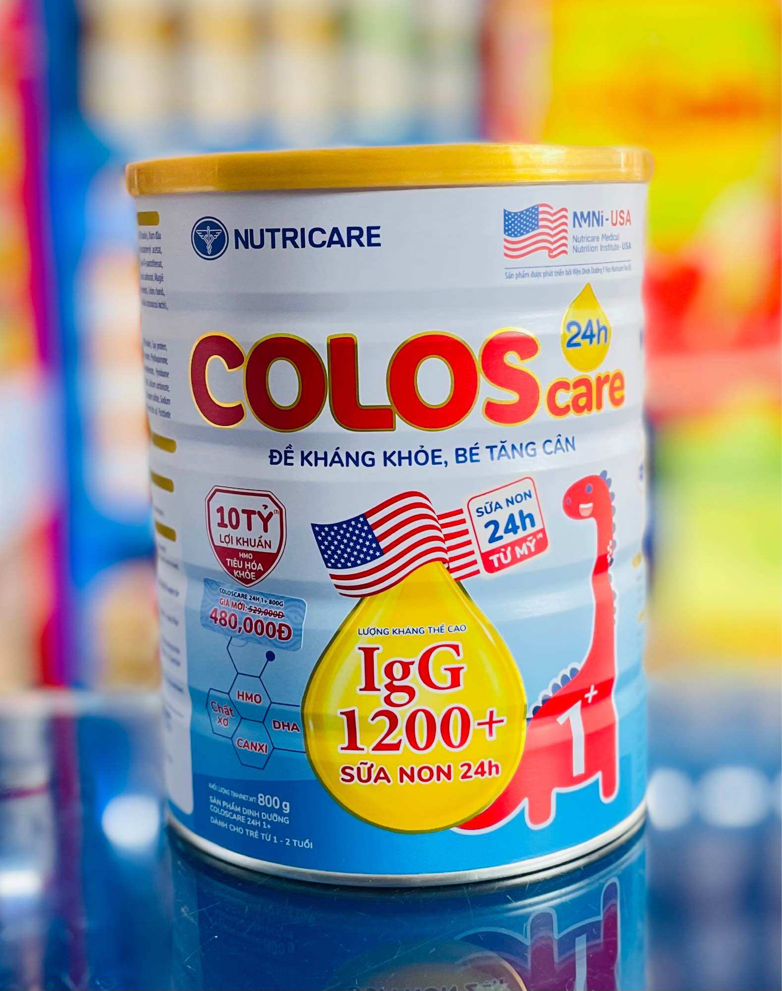 Sữa bột Nutricare Coloscare 1+ 800g