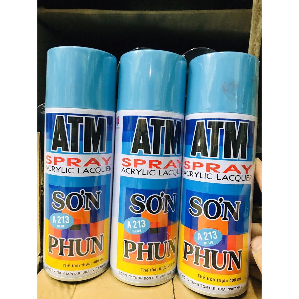 Sơn phun sơn xịt màu xanh da trời A213 blue