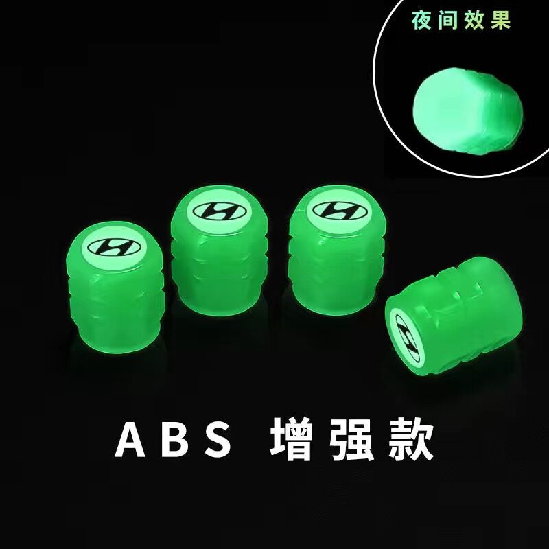 Mũ van lốp xe dạ quang mũ van xe ô tô mũ van xe phát sáng xe máy xe điện nắp van lốp xe