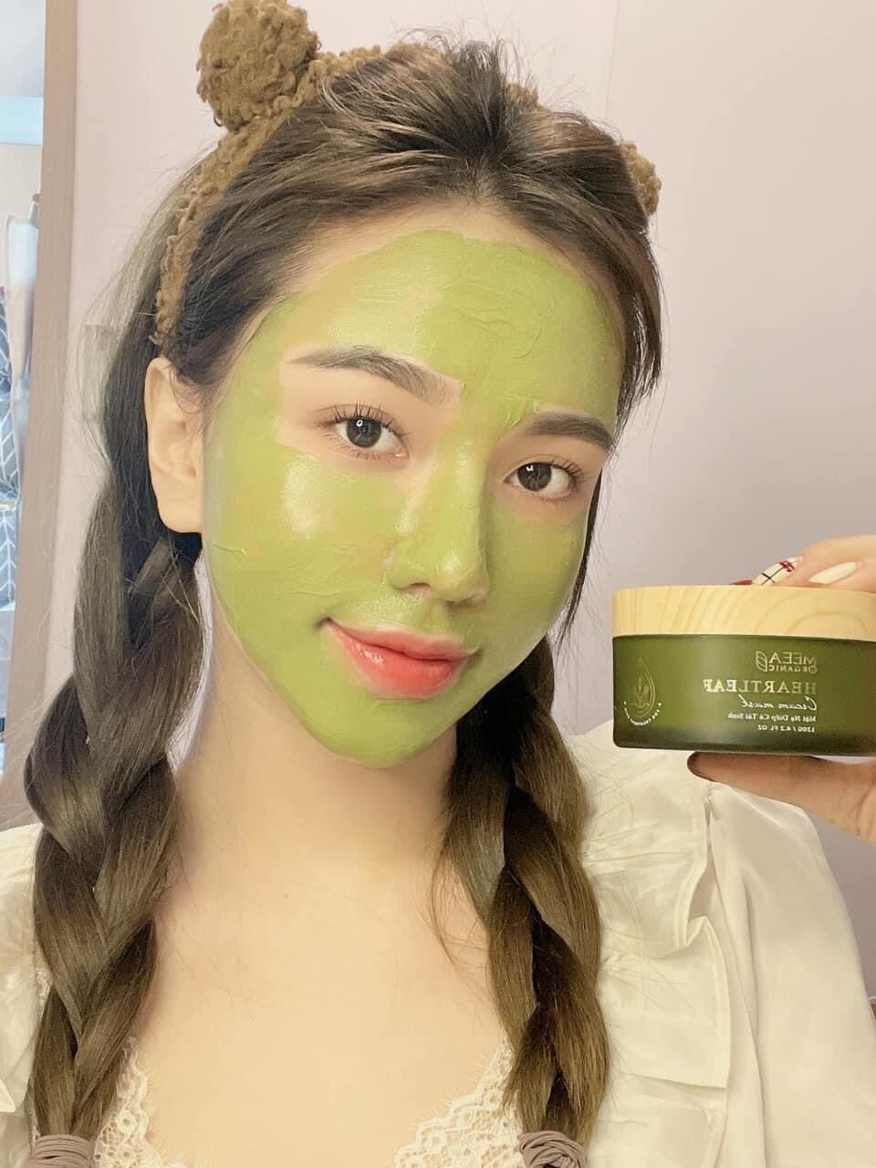 [KÈM CỌ + MÚT RỬA MẶT] MẶT NẠ MASK DIẾP CÁ MEEA 120G