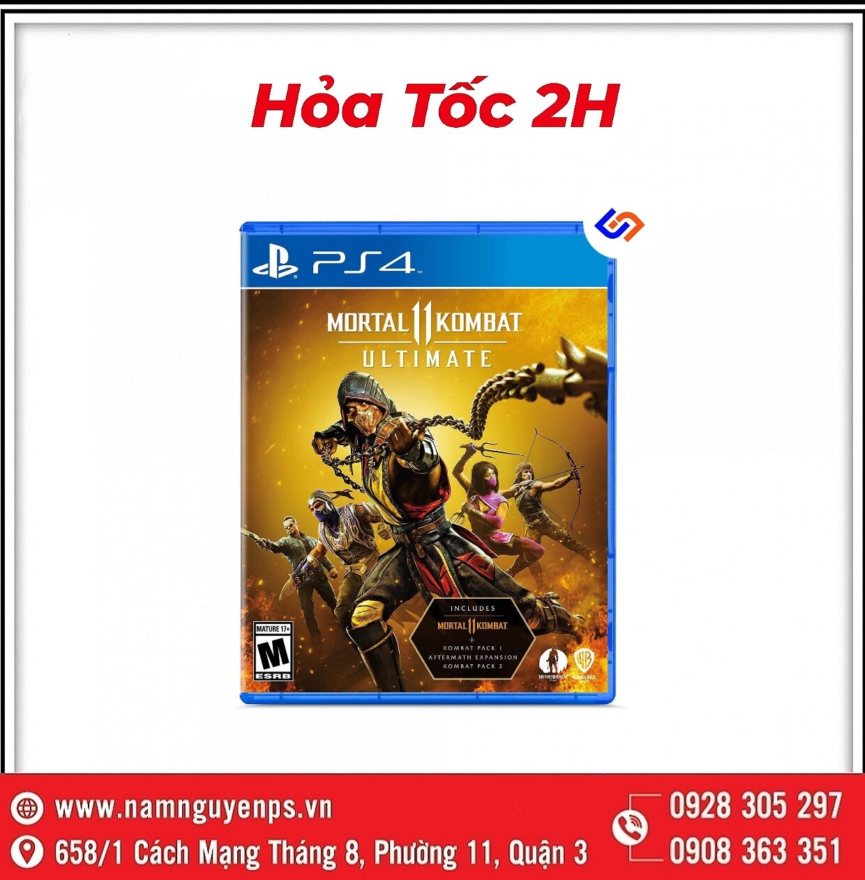 Đĩa game ps4 | mortal kombat 11 ultimate mk 11