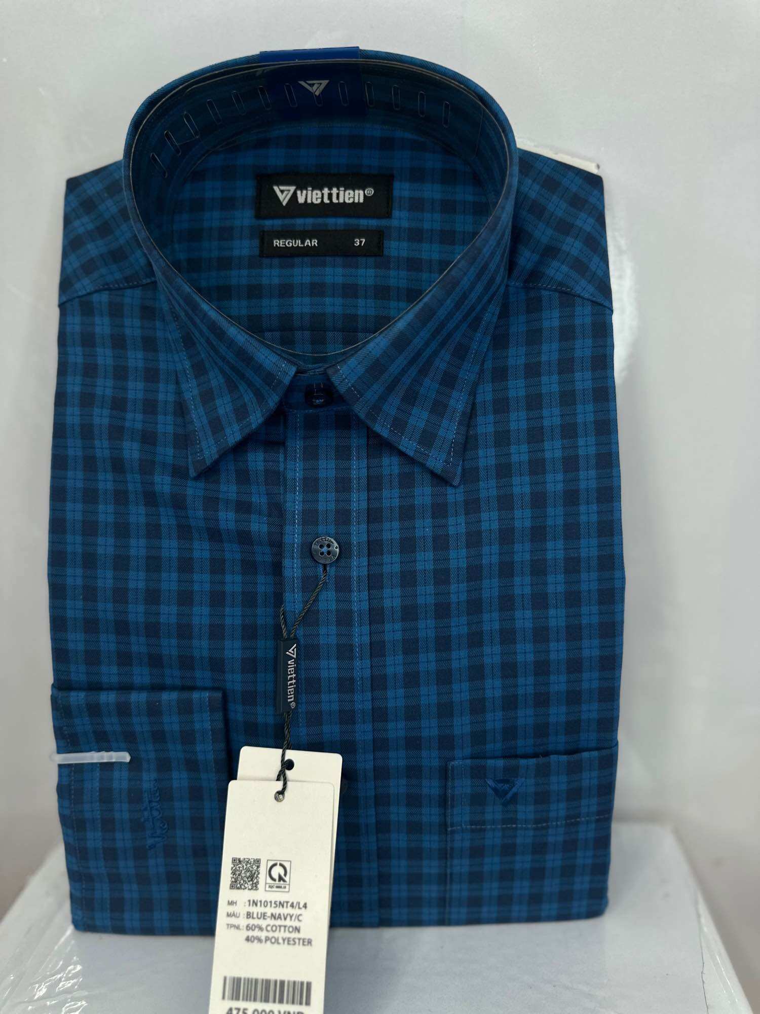(1N1015 )Áo sơ mi nam dài tay, phom regular( phom rộng)