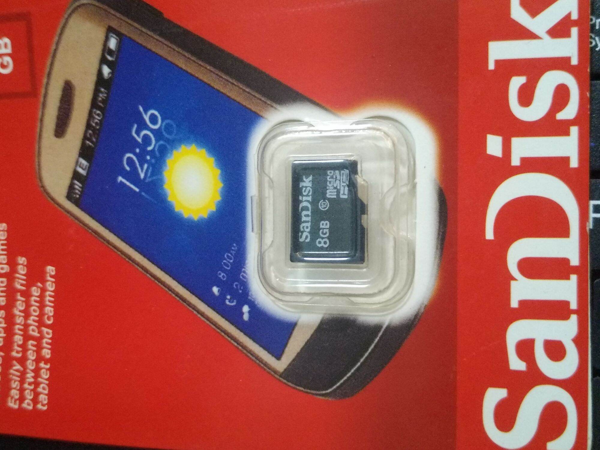 MicroSDHC SanDisk 8GB Class 10 New