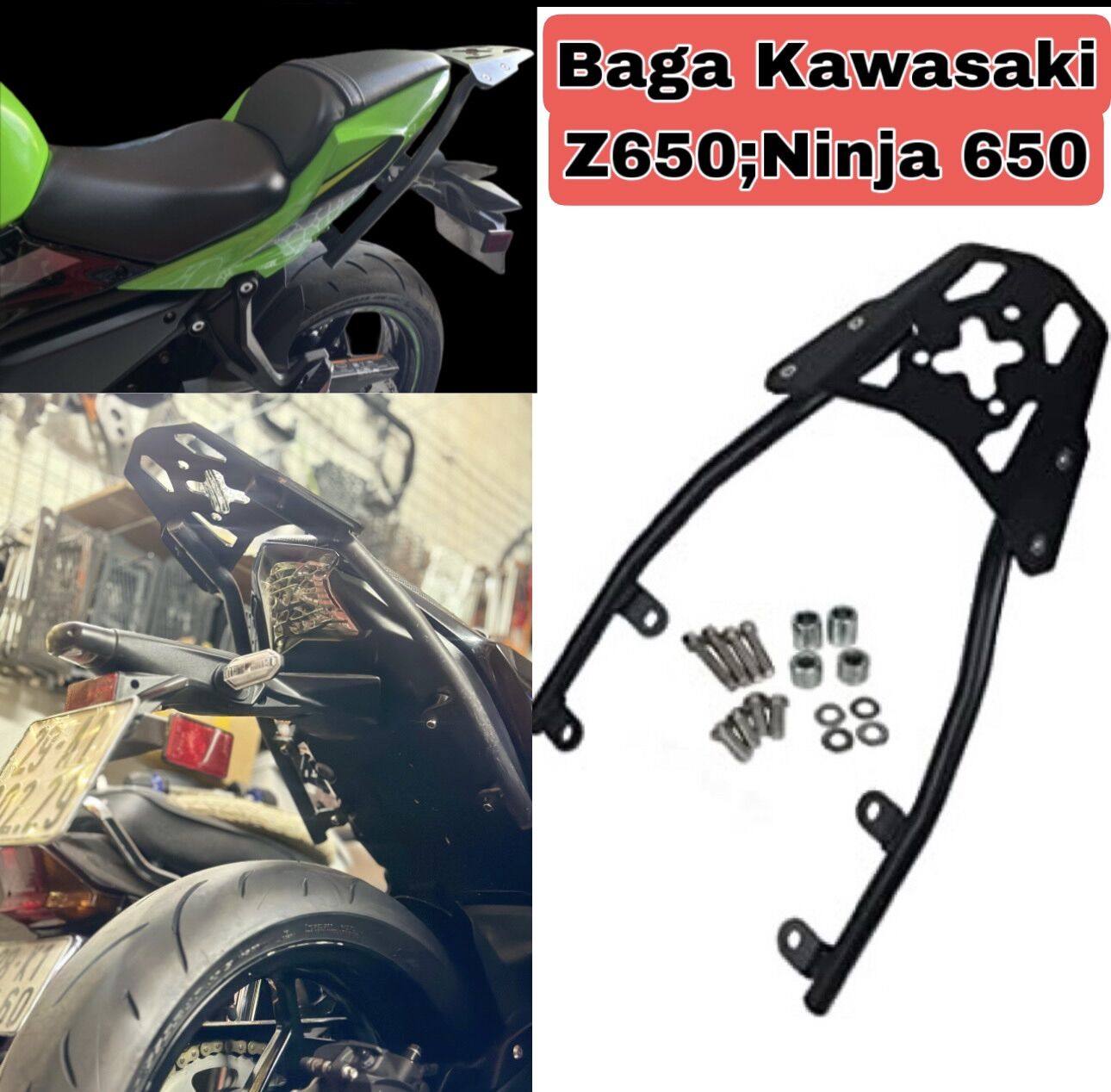 Baga sau  for z650, Ninja650 (2017-2022+) plug & play