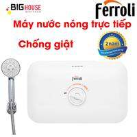Máy nước nóng trực tiếp Ferroli RITA FS-4.5 TEmáy nước nóng chống giật tự động ngắt phù hợp các vòi sen tắm cho máy nước nóng