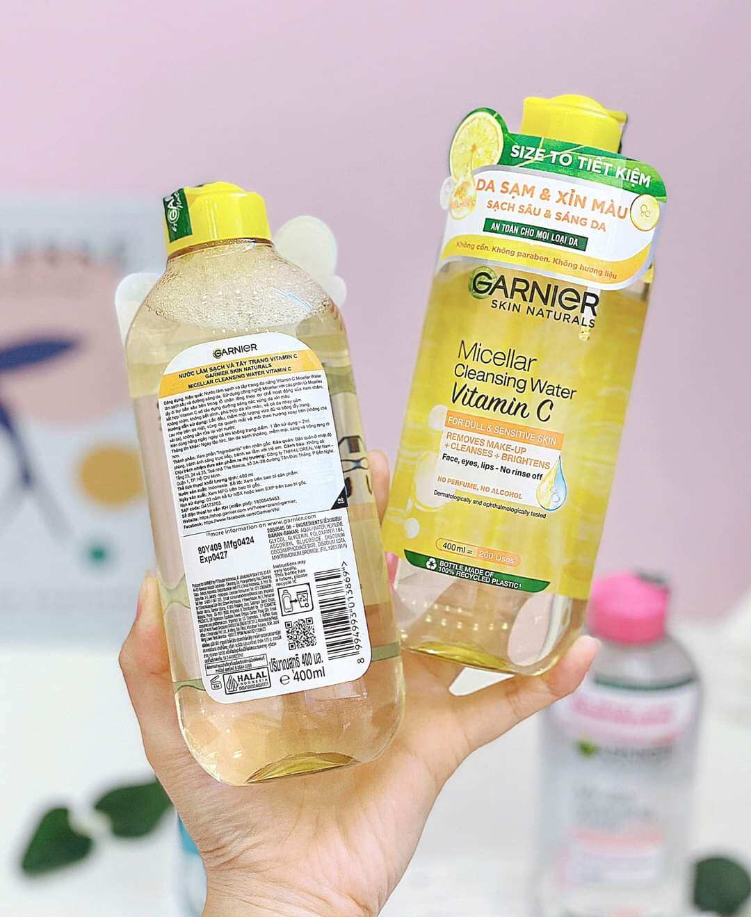 [Hoàn Tiền 8%]Nước tẩy trang làm sạch da Garnier Micellar Cleansing Water