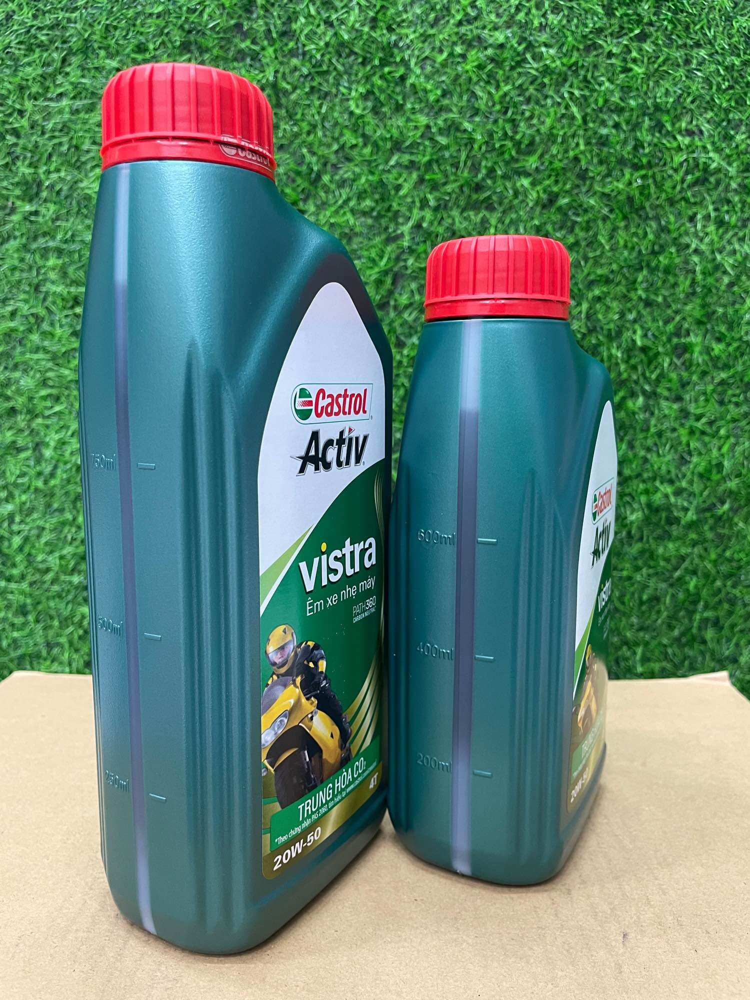 [HÀNG CHÍNH HÃNG] Nhớt Castrol Vistra 20W50 (0.8L & 1.0L) - Xe số - Xe côn
