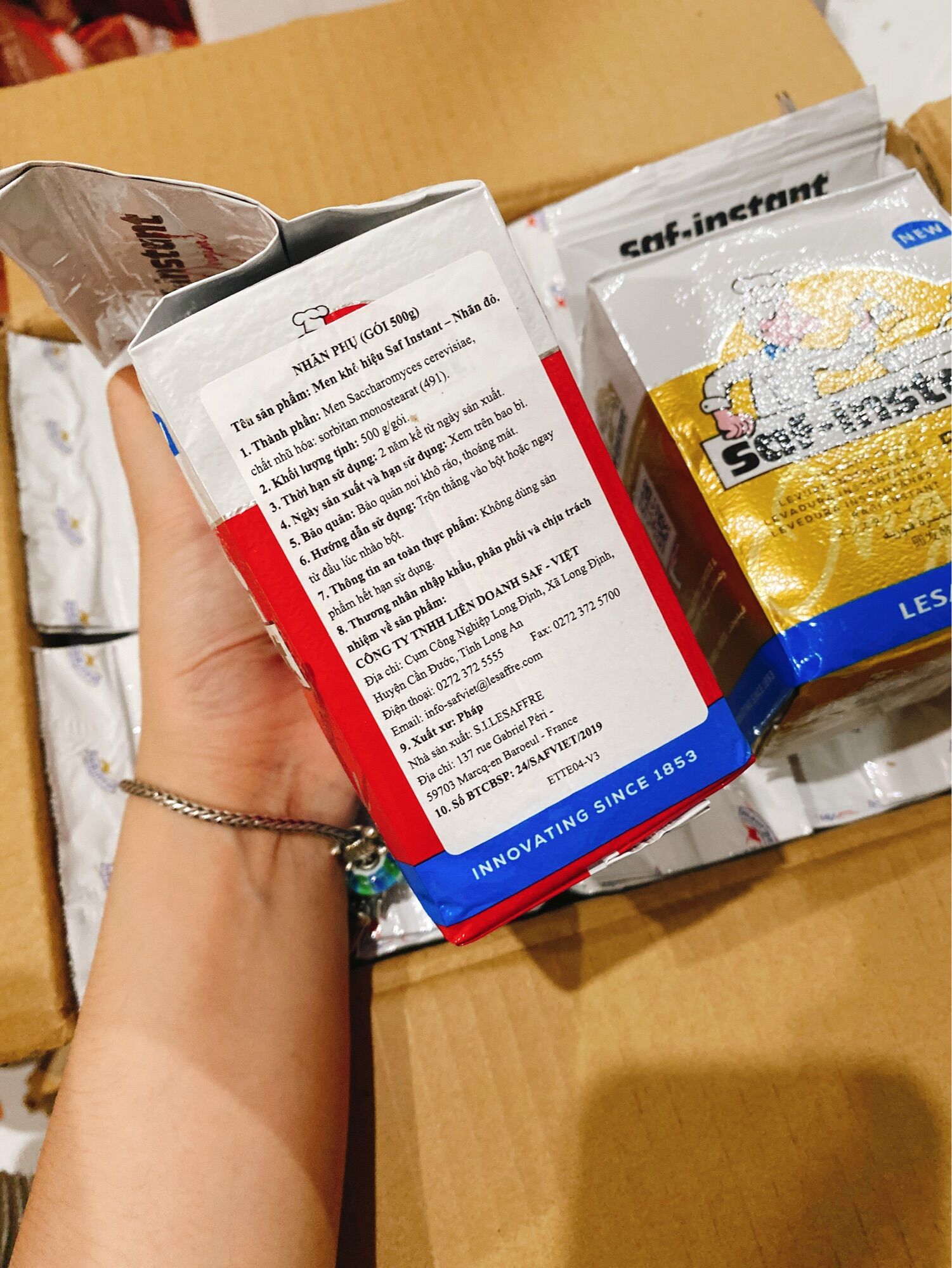Men Khô Lạt Bánh Mì Saf-Instant ( gói chiết 100g )