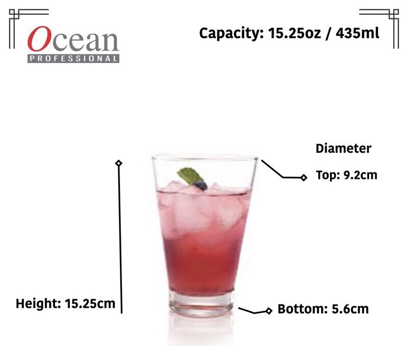 6 LY STUDIO HI BALL 435ml OCEAN